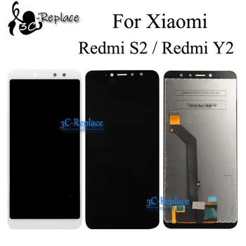 100% Протестировано 5,99 дюймов Черный/Белый Для Xiaomi Redmi S2/Redmi Y2 Замена ЖК-дисплея с Сенсорным Экраном Digitizer В сборе