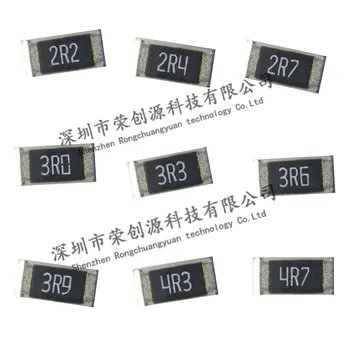 100 шт./лот 1206 smd чип-резистор 5% 2.2R 2R2 2.4R 2R4 2.7R 2R7 3R 3R0 3.3R 3R3 3.6R 3R6 3.9R 3R9 4.3R 4R3 4.7R 4R7 3.2*1.6 мм