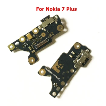 10шт- 100шт USB док-станция для зарядки, разъем для зарядного устройства, гибкий кабель для Nokia 7 Plus 7 +