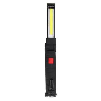 1шт Портативный светодиодный рабочий светильник USB перезаряжаемый фонарик Магнитный COB Lanterna факел Подвесной крюк Лампа Прямая доставка