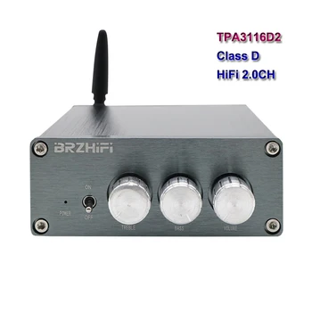 2*50 Вт 2*100 Вт TPA3116 Bluetooth Сабвуфер Аудио Цифровой Усилитель Мощности Плата Класса D Эквалайзер Hi-Fi Стерео TPA3116D2 Amp