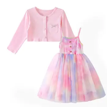 2021 Новый Детский Vestidos Детское Осеннее хлопчатобумажное платье для новорожденных Одежда для маленьких девочек Рождественские платья Пальто с длинными рукавами Повседневная одежда