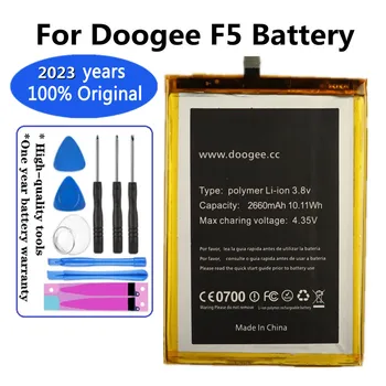 2023 года 100% Оригинальный аккумулятор для Doogee F5, сменный аккумулятор для смартфона емкостью 2660 мАч, В наличии + инструменты