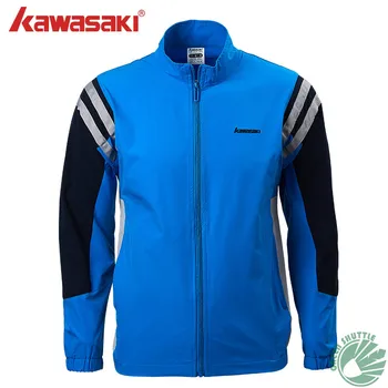 2023 Новая Одежда для Бадминтона Kawasaki, Спортивная Тканая Куртка с длинным рукавом для Мужчин и Женщин, пальто; JK-Q2821 LT-Q2421