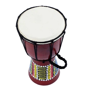 5-дюймовый профессиональный африканский барабан Джембе Хороший звук, Ударный музыкальный инструмент, ручной барабан, Африканский барабан