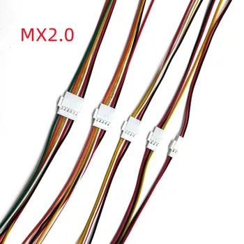5 пар MX шаг 2,0 мм 2/3/4/5/6p стыковка антенн с разъемом для мужчин и женщин 3,7 В Длина кабеля для зарядки аккумулятора 15 см