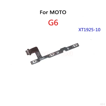 50 шт./Лот Для Motorola MOTO G6 XT1925-10 Кнопка включения/Выключения звука Кнопка Регулировки громкости Гибкий кабель