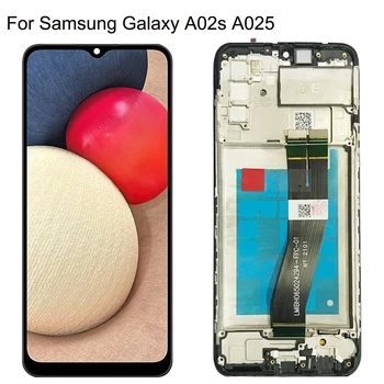 6,5 ”Для Samsung Galaxy A02s A025 ЖК-дисплей С Рамкой, Сенсорный Экран, Дигитайзер Для Samsung A02s LCD A025M A025F/DS A025G/DS LCD