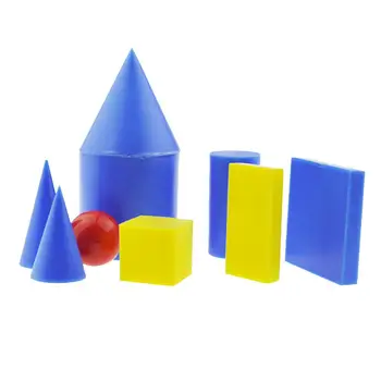 8 шт. геометрических тел, обучающих детей математике, детские развивающие игрушки