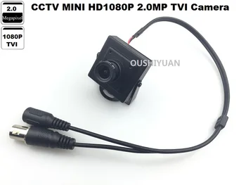 CCTV HD TVI HD 1080P 2.0MP Объектив 3.6 мм Мини-коробка видеонаблюдения Mini TVI 2.0MP камера