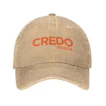 Credo Mobile С графическим принтом логотипа Повседневная Джинсовая кепка Вязаная шапка Бейсболка