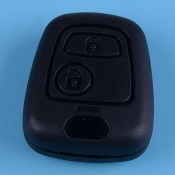 DWCX черный 2-кнопочный пульт дистанционного управления Брелок Чехол Аксессуары подходят для Toyota Aygo 2005-2010 VA2 HU83 Blade