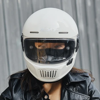 GXT НОВЫЙ продукт Мотоциклетный ретро полнолицевой шлем Casco Moto Винтажные Мотоциклетные шлемы для верховой езды
