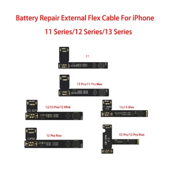 JCID Original Battery Repair Flex для iPhone 11 12 13 Mini Pro Max Предупреждение об удалении аккумулятора Замена внешнего гибкого кабеля Ремонт