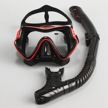 JSJM Новая Профессиональная маска для дайвинга, трубка, Силиконовые Очки для подводного плавания, Снаряжение для подводного плавания для взрослых Унисекс