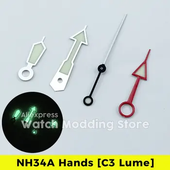 NH34A GMT Hands 4 Руки для SKX007 SKX SSK Diy Hands Mod Super C3 Lume
