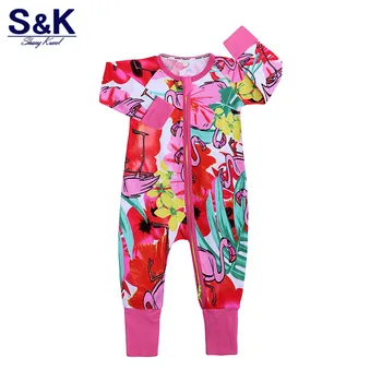 XH-388 Одежда для маленьких девочек, ползунки для новорожденных, весенние хлопковые ползунки для девочек с длинным рукавом, детские наряды, Одежда
