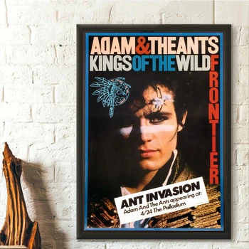 Адам и муравьи, винтажный музыкальный художественный плакат, холст, печать плакатов, украшение для дома, настенная живопись (без рамки)