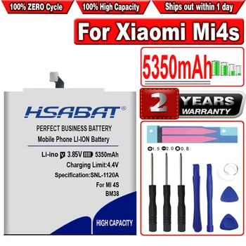Аккумулятор HSABAT 5350mAh BM38 для Xiaomi Mi4s Mi 4S M4S Запасные батареи bateria бесплатные инструменты + наклейка
