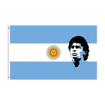 Баннер с изображением флага Аргентины размером 3x5 футов для декора, декор флага, баннер для украшения флага, баннер с флагом