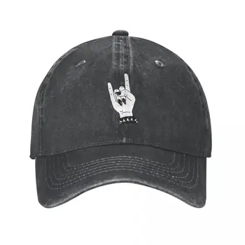 Бейсбольная кепка Rock Hand Black Nails, ковбойская шляпа с козырьком, ковбойские шляпы Bebop, мужские и женские шляпы