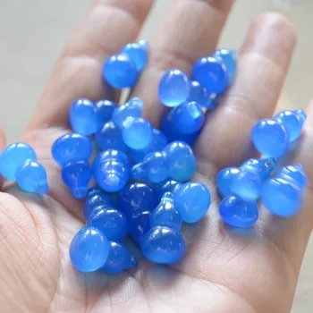Бусины из тыквы из голубого нефрита 10*16 мм для изготовления ювелирных изделий Браслет 