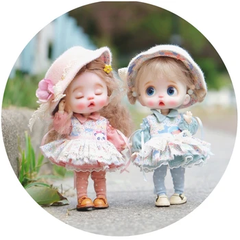 Глиняная кукла OB11, куклы ручной работы, продажа кукол с одеждой и париком (произвольно), без обуви