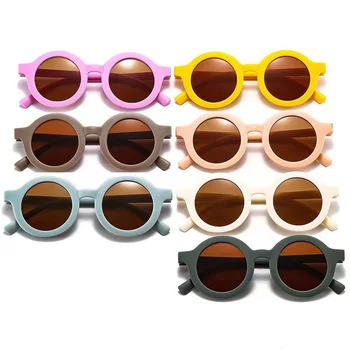 Детские цветные солнцезащитные очки, милые специальные солнцезащитные очки для фотосъемки на пляже