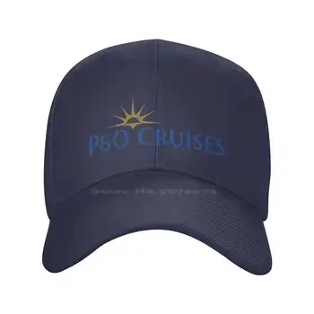 Джинсовая кепка с логотипом P & O Cruises высшего качества, бейсбольная кепка, вязаная шапка