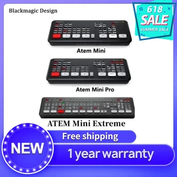Для Blackmagic Design ATEM Mini Extreme ATEM Mini Pro ATEM Mini - переключатель прямых трансляций с несколькими функциями просмотра и записи