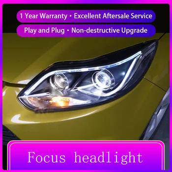 для Ford для Focus 2012-2014 Фары с дневным ходовым светом