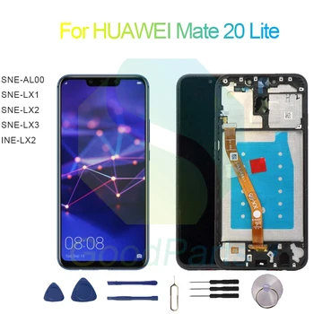 для HUAWEI Mate 20 Lite Замена экрана дисплея 2340 *1080 SNE-AL00, SNE-LX1 /2 /3, INE-LX2 Mate 20 Lite сенсорный ЖК-дигитайзер