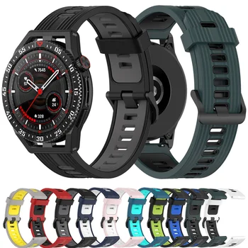 Для Huawei Watch GT 3 SE GT3 Pro gt2 Силиконовый ремешок 22 мм ремешок для часов Силиконовый браслет для Xiaomi Watch S2/MI Watch S1 Active