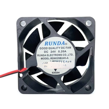 Для RUNDA RD6025B24H-A 24V 0.20A 60*60*25 мм 6 см вентилятор охлаждения инвертора