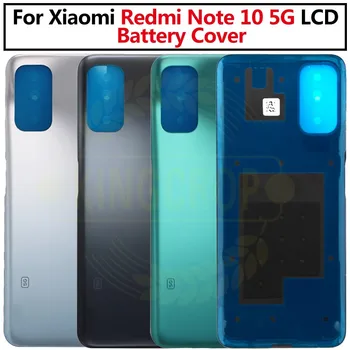 Для Xiaomi Redmi Note 10 5G Крышка Батарейного отсека Задняя Стеклянная Дверца Корпуса Оригинальная Задняя Крышка Батарейного отсека Redmi Note 10 5G