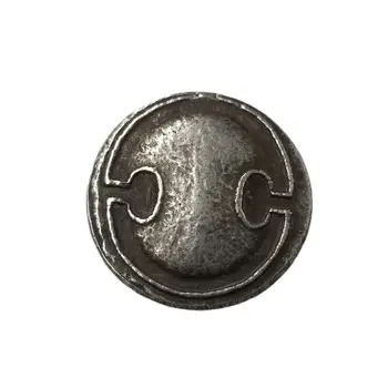 Древнегреческие монеты, латунь с посеребрением, антикварные копии декоративных поделок, Тип 3390