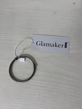 Женский браслет-цепочка Glamaker, мужские ювелирные изделия из нержавеющей стали, плоские браслеты, водонепроницаемые браслеты золотого цвета