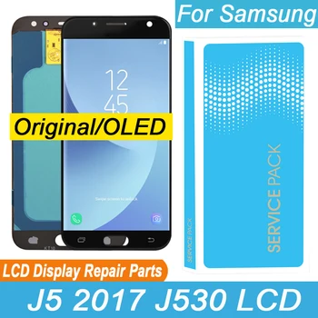 Замена Super AMOLED/OLED Дисплея Для Samsung Galaxy J5 PRO 2017 J530 J530F ЖК-дисплей С Сенсорным Экраном Digitizer Запчасти для Ремонта