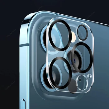 Защитная пленка для камеры iPhone 14 Pro Max из закаленного стекла для объектива iPhone 13 12 11 Pro Max 14 Plus с ночным кругом
