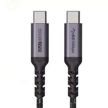 Кабель USB C-Type C Для Macbook Pro 5A PD 100 Вт USB 3.1 Быстрый Линейный/Коленный кабель USB-C PD 3.0 QC Кабель для передачи данных Samsung S10 Note20
