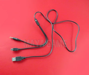 Кабель для передачи данных, зарядное устройство, кабель питания 2 в 1 USB для передачи данных, шнур для игровой консоли Sony PSP 1000 2000 3000