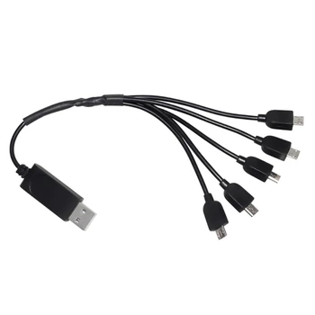 Кабель для преобразования зарядки от 1 до 5 USB Кабель для зарядки Micro USB для E58 XS809