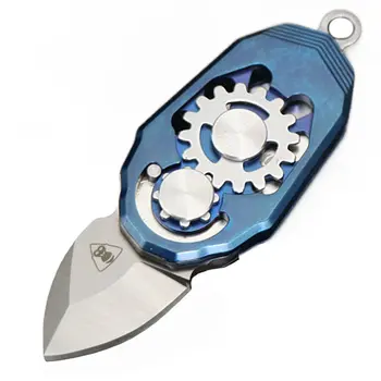 Карманный складной нож в форме жука Брелок-нож Тактическое снаряжение Уникальный подарок EDC подходит для кемпинга /пешего туризма