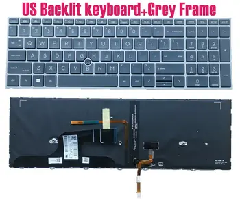 Клавиатура с подсветкой США для мобильной рабочей станции HP ZBook Fury 15 G7 M17095-001
