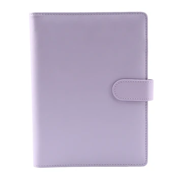 Кожаная папка для ноутбука формата А5 с 16 шт пластиковыми карманами для папок формата А5, системой бюджетных конвертов, обложкой для бюджетного планировщика формата А5