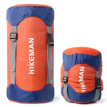 Компрессионный мешок, спальный мешок для вещей, водонепроницаемая и сверхлегкая сумка для хранения на открытом воздухе, Компактное снаряжение для кемпинга, пеших прогулок