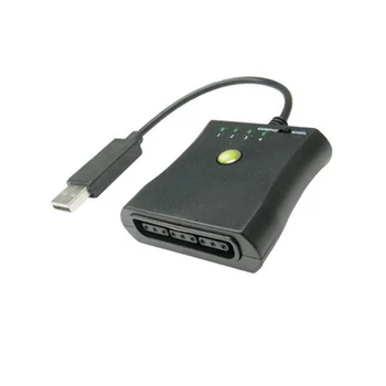Конвертер для PS2 в Xbox360 для PS2 Проводной Контроллер, Джойстик, Рулевое Колесо для консоли Xbox 360, Ручка USB-конвертер