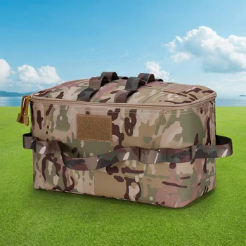 Корзина для пикника, Износостойкая сумка для хранения бензобака 600D Oxford, многофункциональная для путешествий, походов, пикника, барбекю