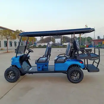 Легальный гольф-кар с большим радиусом действия, полноприводный электромобиль Ev Golf Cart на 6 мест