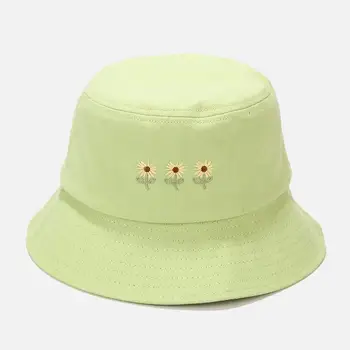 Летняя однотонная панама 2023 года для мужчин и женщин с вышивкой Пейсли из хлопка на открытом воздухе, складная Реверсивная Солнцезащитная шляпа, кепка-ведро